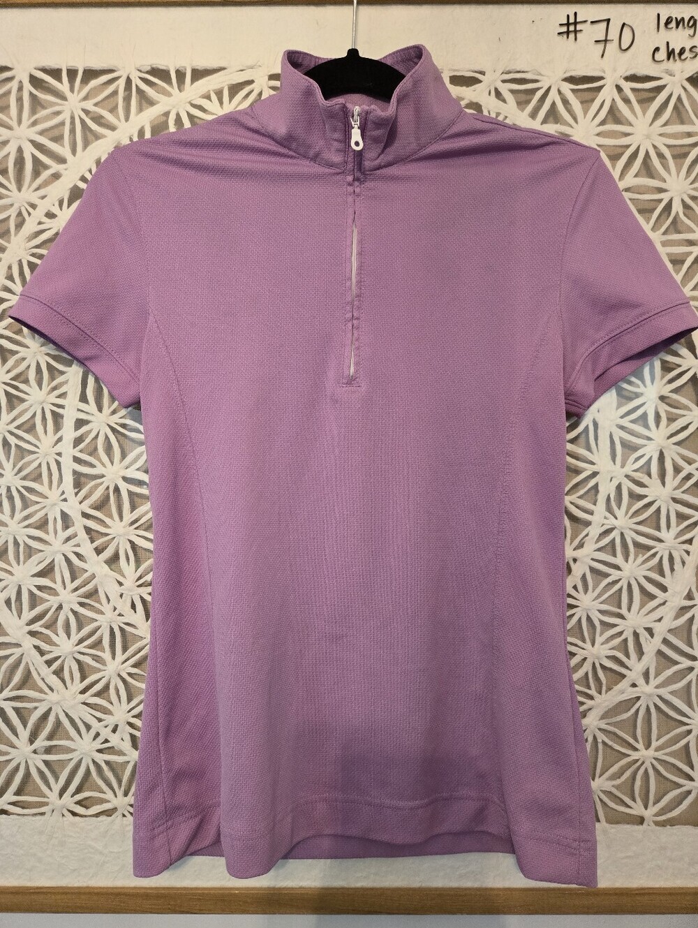 Callaway Golf Quarter Zip Polo Lilac Small | Performance Stretch Top Women’s S